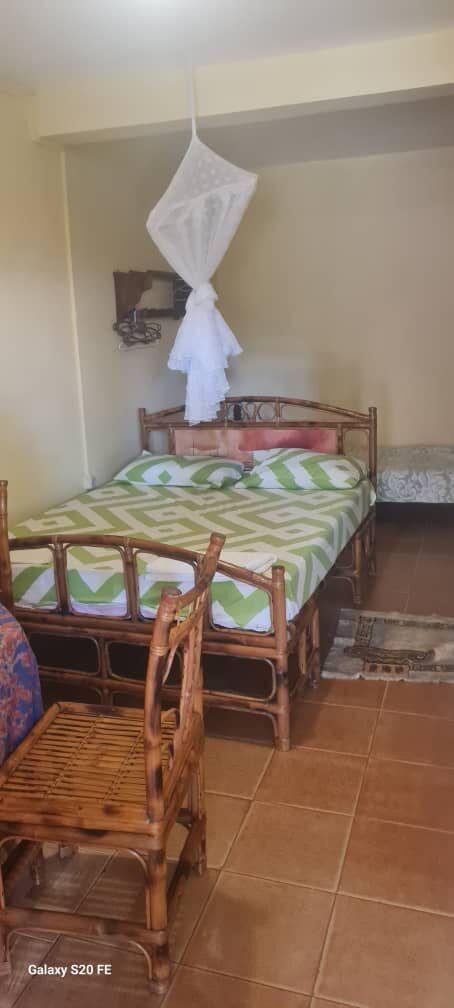 Pensão Creola – Zimmer mit Moskitonetz